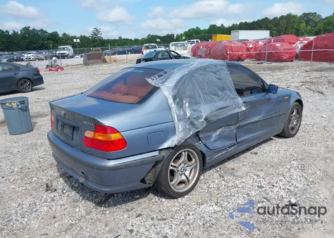 2004 BMW 325 из США, поврежденный, VIN WBAET37444NJ82623